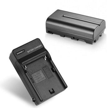 Combo: 2 x NP-F550/F570 OEM Battery + Charger Set - Arahan Photo
